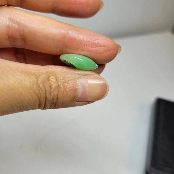 natural jade heart shaped pendant for necklace charm - Picture 4 of 7